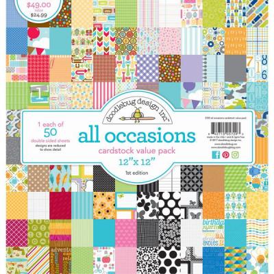 Doodlebug Value Pack  Designpapier - All Occasions